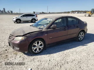 2007 Mazda 3 s Touring with VIN JM1BK323771683525, listed as a Copart auction lot 48638265 with 219,622 mi miles and Clean Title. Bid and sale history available at carsss.com. Image 1.