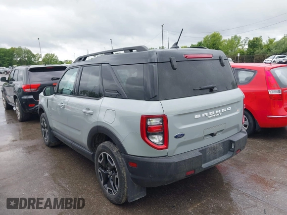 2023 Ford Bronco Sport Outer Banks with VIN 3FMCR9C6XPRD79988, listed as a IAAI auction lot 42289258 with 30,203 mi miles and . Bid and sale history available at DreamBid. Image 3.