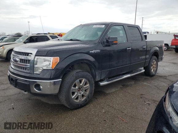 2014 Ford F-150 XL with VIN 1FTFW1EFXEFA80262, listed as a Copart auction lot 53620865 with 239,450 mi miles and Clean Title. Bid and sale history available at carsss.com. Image 1.