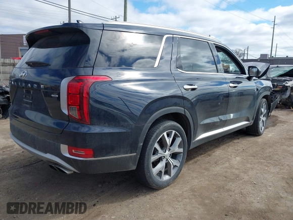 2022 Hyundai Palisade SEL z VIN KM8R4DHE3NU457853, wystawiony jako IAAI lot #42028080 z przebiegiem 34 654 mil mil oraz . Historia ofert i sprzedaży dostępna na DreamBid. Obrazek 4.