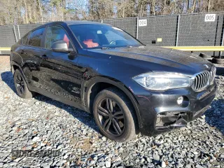 2016 BMW X6 xDrive50i with VIN 5UXKU6C55G0R33747, listed as a Copart auction lot 79706094 with 116,102 mi miles and Salvage Title. Bid and sale history available at carsss.com. Image 4.