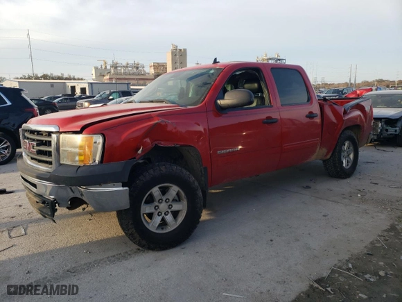 2011 GMC Sierra 1500 SLE with VIN 3GTP2VE37BG380767, listed as a Copart auction lot 42838175 with 167,656 mi miles and Salvage Title. Bid and sale history available at carsss.com. Image 1.