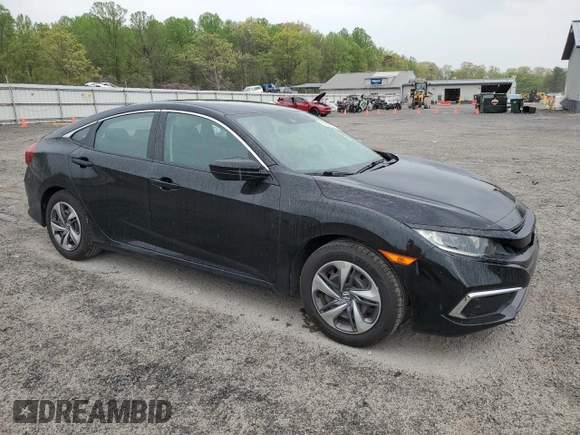 2021 Honda Civic LX z VIN 2HGFC2F6XMH502056, wystawiony jako Copart lot #54393025 z przebiegiem 57 080 mil mil oraz Czysty tytuł • Clean title. Historia ofert i sprzedaży dostępna na DreamBid. Obrazek 4.