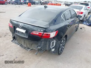 2017 Acura ILX w/Premium/A-SPEC Pkg with VIN 19UDE2F84HA010601, listed as a IAAI auction lot 41487996 with 85,994 mi miles. Bid and sale history available at carsss.com. Image 4.