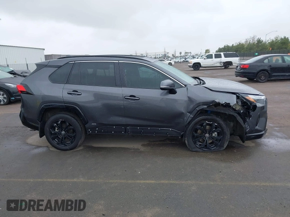 2024 Toyota RAV4 Hybrid SE with VIN 2T3T6RFV0RW055852, listed as a IAAI auction lot 41804088 with 36,428 mi miles and . Bid and sale history available at DreamBid. Image 14.