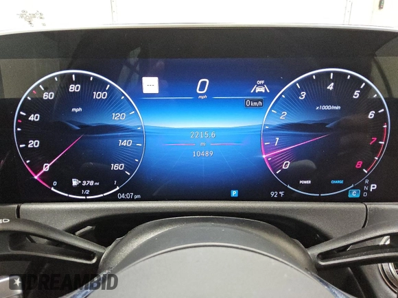 2025 Mercedes-Benz E 350 z VIN W1KLF4HB7SA095796, wystawiony jako Copart lot #59636555 z przebiegiem 10 489 mil mil oraz Czysty tytuł • Clean title. Historia ofert i sprzedaży dostępna na DreamBid. Obrazek 9.