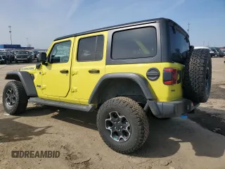 2023 Jeep Wrangler Rubicon with VIN 1C4JJXR61PW524833, listed as a Copart auction lot 48577425 with 29,319 mi miles and Non repairable. Bid and sale history available at DreamBid. Image 2.
