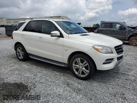 2012 Mercedes-Benz M 350 with VIN 4JGDA2EB8CA047467, listed as a Copart auction lot 60701685 with 189,075 mi miles and Salvage title. Bid and sale history available at DreamBid. Image 4.