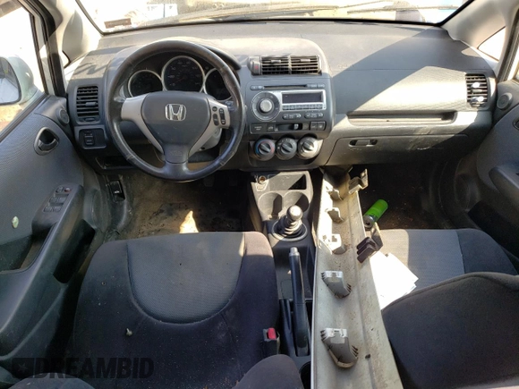 2007 Honda Fit Sport with VIN JHMGD376X7S066129, listed as a Copart auction lot 88861335 with 0 mi miles and Non Repairable. Bid and sale history available at carsss.com. Image 8.