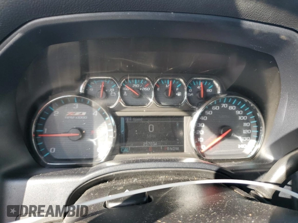 2015 Chevrolet Silverado 1500 LT with VIN 3GCUKREC8FG472406, listed as a Copart auction lot 85276134 with 257,034 mi miles and Salvage Title. Bid and sale history available at DreamBid. Image 9.