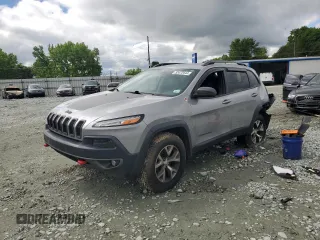 2017 Jeep Cherokee Trailhawk L Plus с VIN 1C4PJMBS3HW605513, выставлен на аукционе Copart как лот 53472644 с пробегом 90 292 миль миль и Списание • Salvage title. История ставок и продаж доступна на DreamBid. Изображение 1.