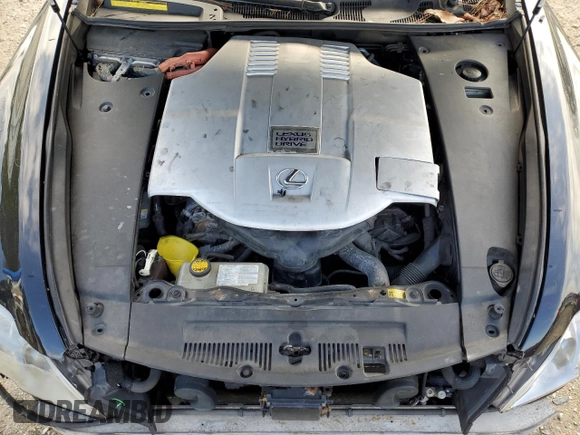 2008 Lexus LS 600h L with VIN JTHDU46F785001846, listed as a Copart auction lot 48389745 with 204,608 mi miles and Salvage title. Bid and sale history available at DreamBid. Image 11.