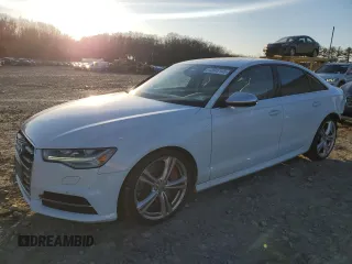 2018 Audi S6 Premium Plus with VIN WAUFFAFC0JN090591, listed as a Copart auction lot 43945105 with 123,155 mi miles and Salvage Title. Bid and sale history available at carsss.com. Image 1.