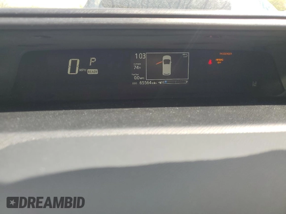 2018 Toyota Prius One with VIN JTDKDTB35J1615452, listed as a Copart auction lot 52917155 with 65,564 mi miles and Clean Title. Bid and sale history available at DreamBid. Image 9.