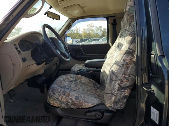 2005 Ford Ranger XLT with VIN 1FTYR44E95PA51534, listed as a Copart auction lot 75813064 with Not Provided miles and Salvage Title. Bid and sale history available at DreamBid. Image 7.