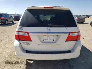 2007 Honda Odyssey Touring with VIN 5FNRL38887B027758, listed as a Copart auction lot 49492645 with 235,020 mi miles and Salvage Title. Bid and sale history available at DreamBid. Image 6.
