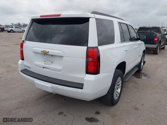 2020 Chevrolet Tahoe LT with VIN 1GNSCBKC7LR120646, listed as a IAAI auction lot 41710368 with 53,372 mi miles. Bid and sale history available at carsss.com. Image 4.