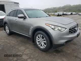 2011 Infiniti FX with VIN JN8AS1MW7BM140159, listed as a Copart auction lot 72942854 with 138,695 mi miles and Salvage title. Bid and sale history available at DreamBid. Image 4.