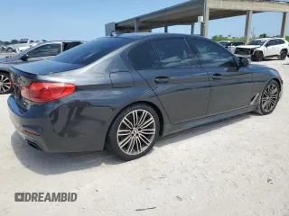 2019 BMW 5 Series M550i xDrive with VIN WBAJB9C56KB288993, listed as a Copart auction lot 57566415 with Not provided miles and Non repairable. Bid and sale history available at DreamBid. Image 3.