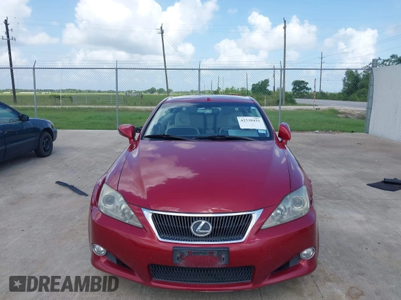 2010 Lexus IS 250 C with VIN JTHFF2C29A2503788, listed as a IAAI auction lot 42538421 with 192,209 mi miles and . Bid and sale history available at DreamBid. Image 12.