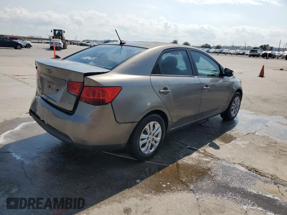 2010 Kia Forte EX with VIN KNAFU4A2XA5055286, listed as a Copart auction lot 75952004 with Not Provided miles and Salvage Title. Bid and sale history available at carsss.com. Image 3.