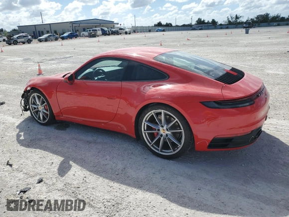 2020 Porsche 911 Carrera S with VIN WP0AB2A90LS225857, listed as a Copart auction lot 72090753 with 12,134 mi miles and . Bid and sale history available at DreamBid. Image 2.