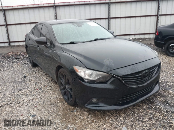 2014 Mazda 6 i Grand Touring with VIN JM1GJ1W69E1113895, listed as a IAAI auction lot 41953544 with 105,103 mi miles. Bid and sale history available at carsss.com. Image 1.