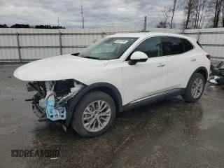 2022 Buick Envision Preferred with VIN LRBAZLR47ND029575, listed as a Copart auction lot 86857894 with 83,627 mi miles and Salvage Title. Bid and sale history available at carsss.com. Image 1.