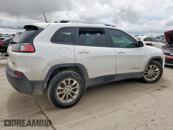 2021 Jeep Cherokee Latitude with VIN 1C4PJLCB3MD180163, listed as a Copart auction lot 60833865 with 95,259 mi miles and Salvage title. Bid and sale history available at DreamBid. Image 3.