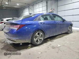 2023 Hyundai Elantra SEL with VIN 5NPLS4AG5PH086316, listed as a Copart auction lot 41998975 with 61,637 mi miles and Salvage Title. Bid and sale history available at DreamBid. Image 3.