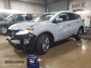 2023 Nissan Murano Platinum with VIN 5N1AZ2DJ4PC126732, listed as a Copart auction lot 88158765 with 20,991 mi miles and Salvage Title. Bid and sale history available at DreamBid. Image 1.