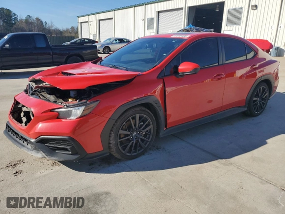 2022 Subaru WRX Premium with VIN JF1VBAF63N9011911, listed as a Copart auction lot 43696405 with 51,382 mi miles and Salvage title. Bid and sale history available at DreamBid. Image 1.
