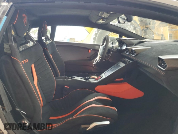 2023 Lamborghini Huracan z VIN ZHWUA6ZX6PLA25067, wystawiony jako Copart lot #79047854 z przebiegiem 13 217 mil mil oraz Nie do naprawy • Non repairable. Historia ofert i sprzedaży dostępna na DreamBid. Obrazek 10.