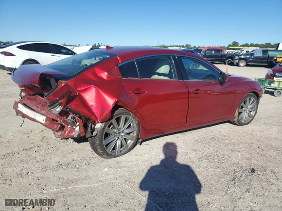 2020 Mazda Mazda6 Grand Touring Reserve with VIN JM1GL1WY6L1527077, listed as a Copart auction lot 81741614 with 45,593 mi miles and Salvage Title. Bid and sale history available at carsss.com. Image 3.