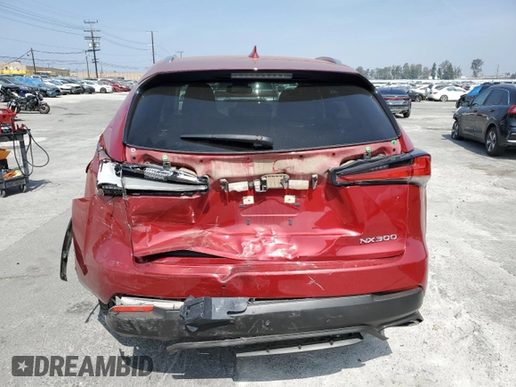 2020 Lexus NX with VIN JTJGARBZ7L5020469, listed as a Copart auction lot 53142565 with 9,260 mi miles and Salvage Title. Bid and sale history available at carsss.com. Image 6.