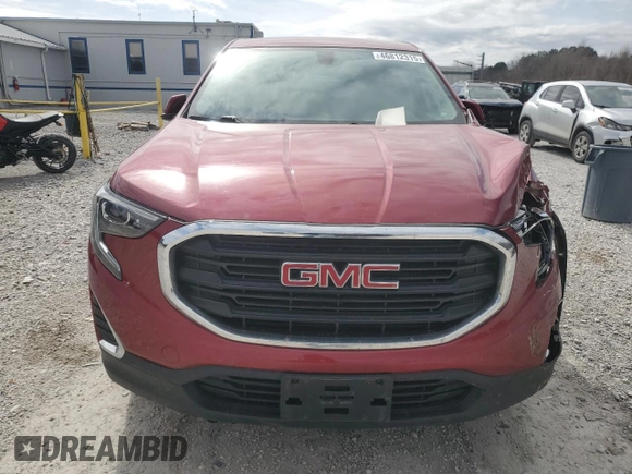 2018 GMC Terrain SLE with VIN 3GKALTEV0JL360685, listed as a Copart auction lot 46812315 with 98,449 mi miles and Salvage Title. Bid and sale history available at carsss.com. Image 5.