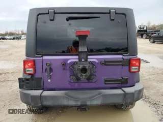 2018 Jeep Wrangler JK Unlimited Sport S with VIN 1C4BJWDG7JL907716, listed as a Copart auction lot 41833105 with 64,279 mi miles and Salvage Title. Bid and sale history available at carsss.com. Image 6.