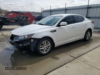 2013 Kia Optima LX with VIN 5XXGM4A78DG156927, listed as a Copart auction lot 50892945 with 194,839 mi miles and Salvage Title. Bid and sale history available at carsss.com. Image 1.