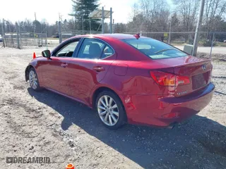 2008 Lexus IS 250 with VIN JTHCK262282024889, listed as a IAAI auction lot 41459279 with 203,088 mi miles. Bid and sale history available at carsss.com. Image 3.