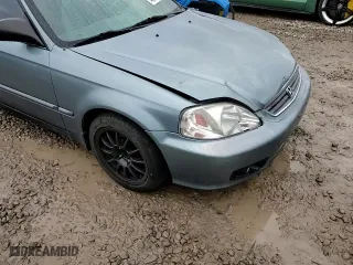 2000 Honda Civic VP with VIN 2HGEJ6614YH600003, listed as a Copart auction lot 45785285 with 164,812 mi miles and Salvage Title. Bid and sale history available at carsss.com. Image 10.