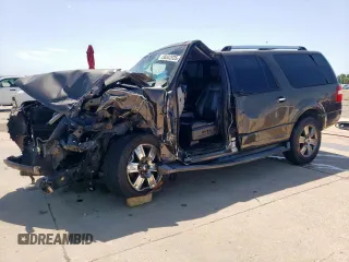 2008 Ford Expedition Max Limited z VIN 1FMFK195X8LA57367, wystawiony jako Copart lot #56832035 z przebiegiem Nie podano mil oraz Szkoda całkowita • Salvage title. Historia ofert i sprzedaży dostępna na DreamBid. Obrazek 1.