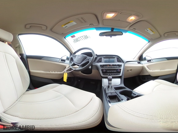 2017 Hyundai Sonata 2.4L with VIN 5NPE24AFXHH556986, listed as a Copart auction lot 46777365 with 64,796 mi miles and Salvage Title. Bid and sale history available at carsss.com. Image 14.