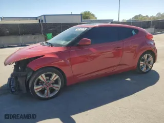 2016 Hyundai Veloster with VIN KMHTC6AD6GU291675, listed as a Copart auction lot 48116175 with NaN miles and Salvage Title. Bid and sale history available at carsss.com. Image 1.