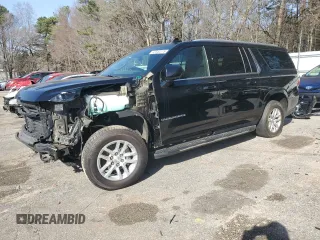 2023 Chevrolet Suburban LS with VIN 1GNSCBKD8PR163178, listed as a Copart auction lot 47844175 with 104,369 mi miles and Salvage Title. Bid and sale history available at DreamBid. Image 1.