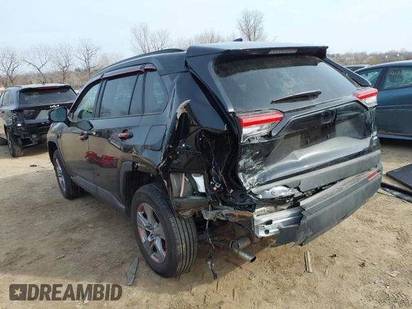 2024 Toyota RAV4 XLE with VIN 2T3P1RFV2RW482319, listed as a IAAI auction lot 41801384 with 5,404 mi miles and . Bid and sale history available at DreamBid. Image 3.