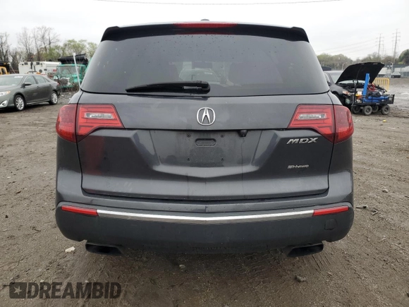 2013 Acura MDX with VIN 2HNYD2H20DH513267, listed as a Copart auction lot 52112595 with 259,490 mi miles and Clean title. Bid and sale history available at DreamBid. Image 6.
