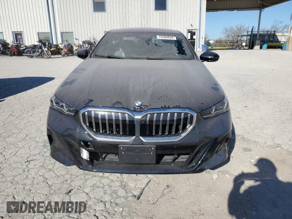 2024 BMW 5 Series 540i xDrive with VIN WBA63FJ00RCS64587, listed as a Copart auction lot 79386694 with 0 mi miles and Salvage Title. Bid and sale history available at carsss.com. Image 5.