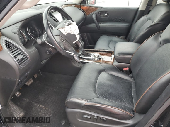 2020 Nissan Armada SL with VIN JN8AY2NC5L9621959, listed as a Copart auction lot 87372274 with 91,532 mi miles and Salvage Title. Bid and sale history available at carsss.com. Image 7.