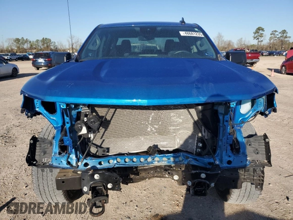 2024 Chevrolet Silverado 1500 Custom with VIN 3GCPABEK1RG202503, listed as a Copart auction lot 48681235 with Not Provided miles and Salvage Title. Bid and sale history available at DreamBid. Image 5.