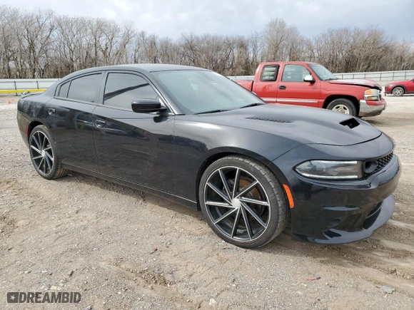 2019 Dodge Charger SXT with VIN 2C3CDXBG7KH599597, listed as a Copart auction lot 48837195 with 71,475 mi miles and Salvage Title. Bid and sale history available at carsss.com. Image 4.